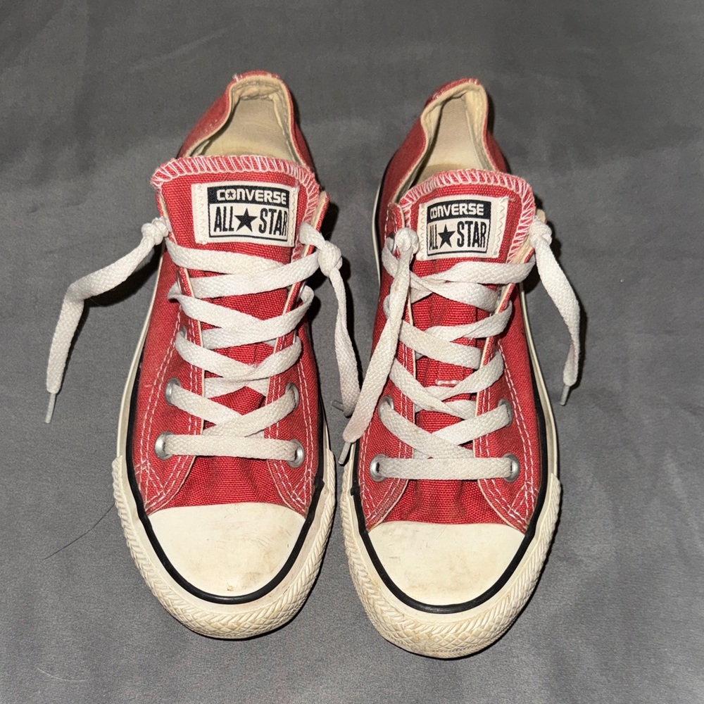 Converse Classic Red and White Sneakers